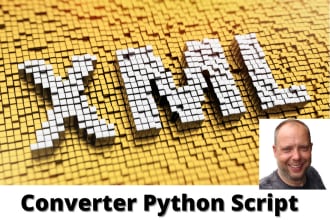 write a python script to extract data from XML