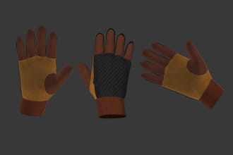 do 3d gloves design with tech pack