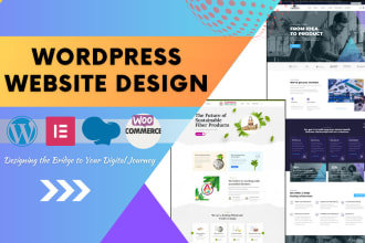 do wordpress website design, website redesign and wordpress blog