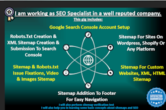create xml sitemap robots txt for website traffic and google ranking
