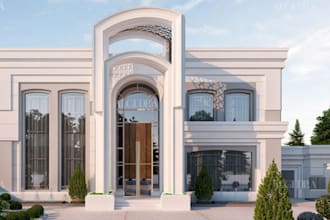 design and render 3d exterior of your house