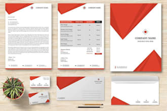 design professional business card, logo, and stationery