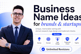 create business names, brand names and slogans