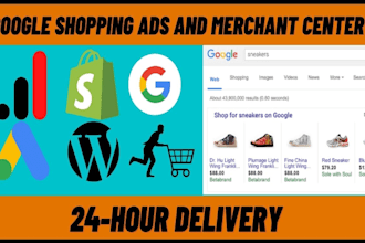 setup google merchant center and shopping ads campaign