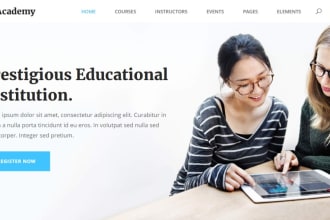 create elearning, membership, or online course website with learndash