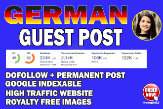 publish dofollow german guest post on high authority sites