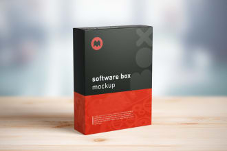 do software box mockup and digital product 3d box mockup
