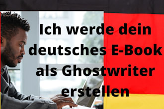 ghostwrite german ebook up to 100,000 words natively