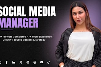 be your social media manager, content creator and strategist