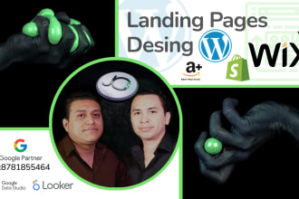 design your wordpress landing page