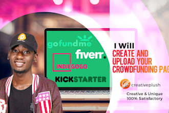 create your kickstarter indiegogo gofundme crowdfunding page