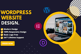create a modern wordpress website