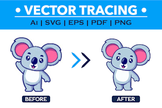 vectorize images for screen printing, dtg , laser engraving