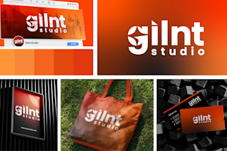 design minimalist business logo and brand identity guideline with branding kit