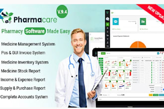 develop pharmacy management system software