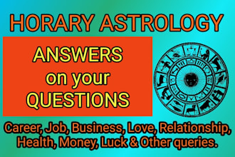 answer your questions using horary and vedic astrology manually