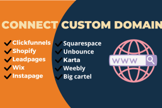 add custom domain to wix subdomain squarespace clickfunnel