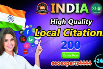 do india local citations manually for your business