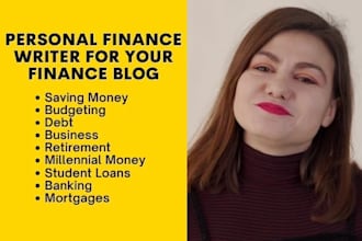 write compelling SEO finance articles, blog posts