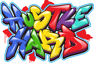 create your name in a graffiti style