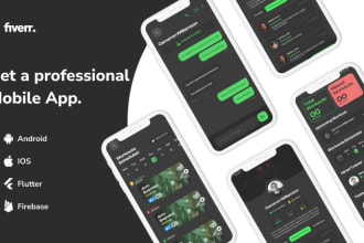be your full stack mobile app developer for android and IOS