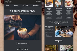 do editable mailchimp HTML email template newsletter, campaign