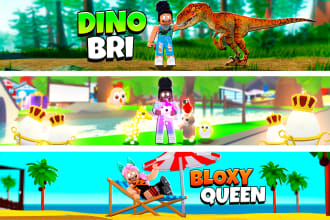 create a great roblox banner for your youtube or twitter