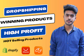 find winning shopify products or ali express dropshipping products