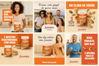 design ad for instagram, facebook and pinterest marketing static ads image