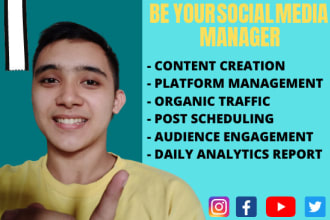 manage your youtube channel and other social media platforms