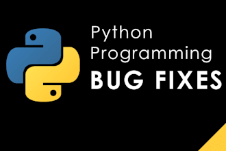 fix the bugs and errors in your python application code