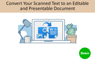 convert your scanned document to editable text