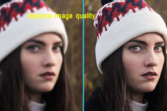 enhance, improve and upscale low quality images and photos