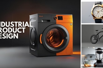 professional 3d industrial design and machinery modeling