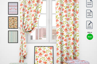 create amazing pattern design for textile and wallpaper