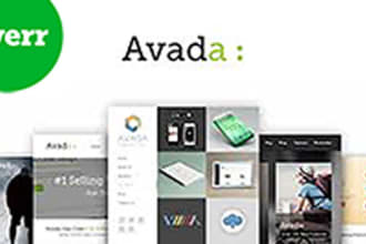 create and customization a complete website in avada wordpress theme