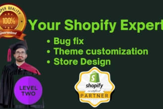 design shopify dropshipping store shopify website and one product store