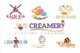 design food, café, restaurant and hotel logo