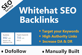 create SEO backlinks with white hat link building for keyword ranking