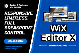 do website design wix using wix editor x