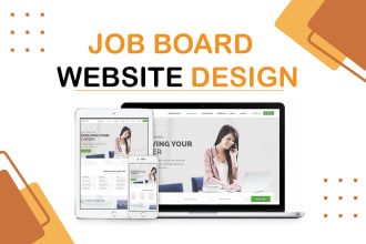 design a job board or job portal website