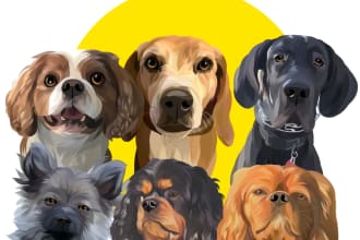 draw cartoon for your pet or any animals