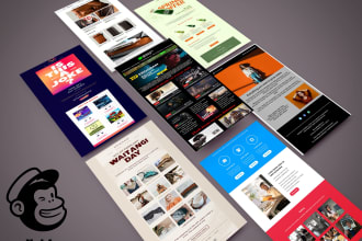 design email template, newsletter using mailchimp