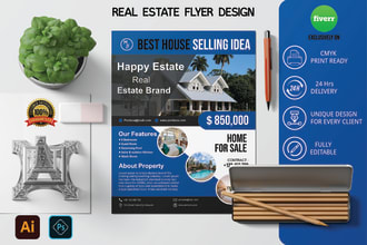 design awesome real estate flyer
