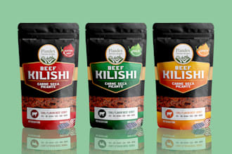 design a premium standing pouch packaging that boosts your sales