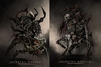 draw dark art according to your request