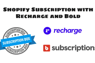 support shopify subscription using recharge, bold or other subscription apps
