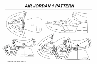 make you an air jordan 1 pattern