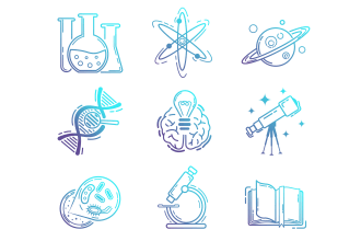 design custom icons set