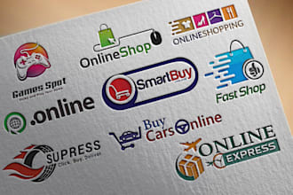 design ecommerce online store logo for shopify website